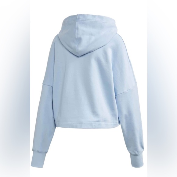 ** New with Tags** Women’s adidas “Originals” Light Blue and White Hoodie - Picture 2 of 5